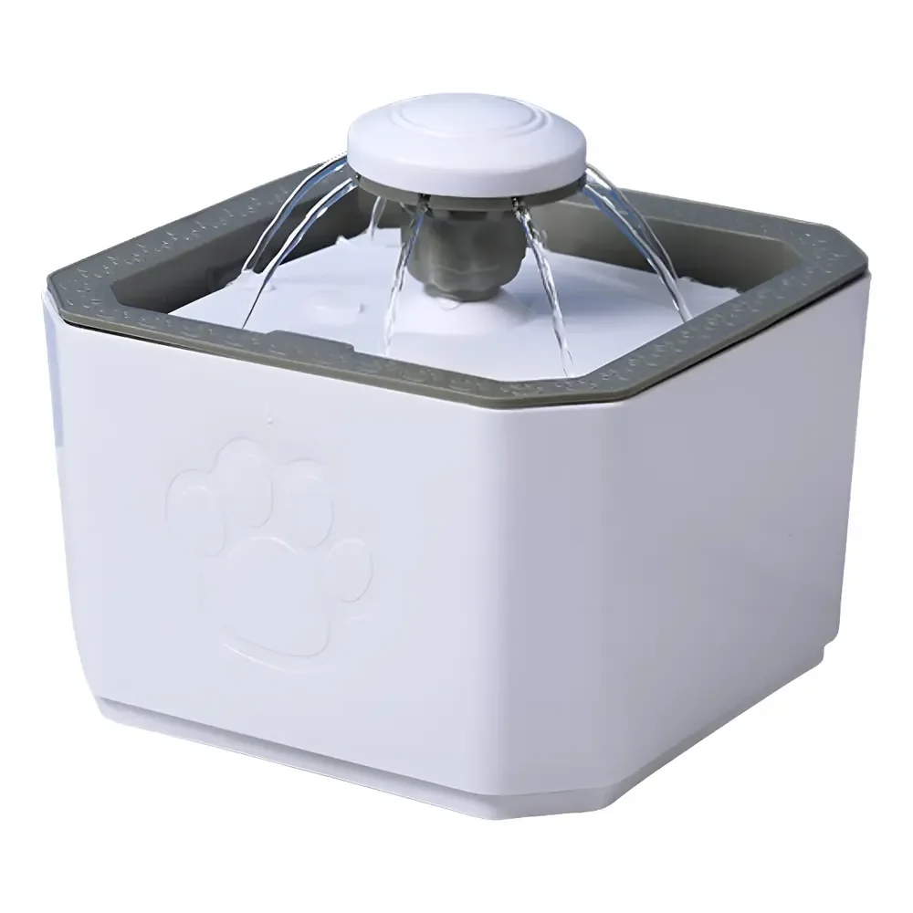 Bebedouro Fonte Automática Para Cães E Gatos Pet 2,5l Usb 127/220v Branco