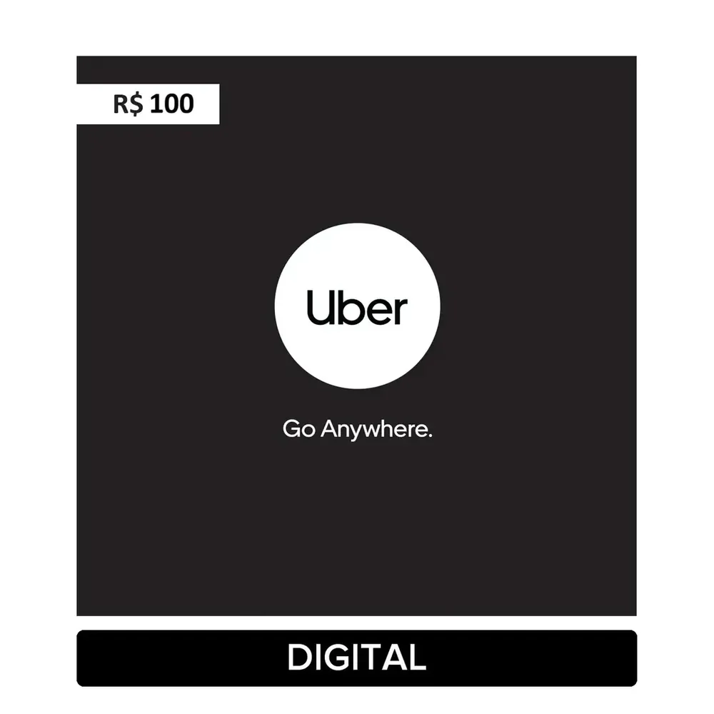 Uber Gift Card R$100 (digital)