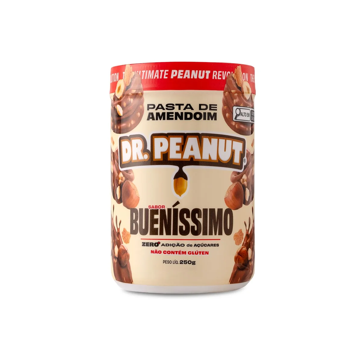 Dr. Peanut Pasta de Amendoim Bueníssimo 250g - Com Whey Protein