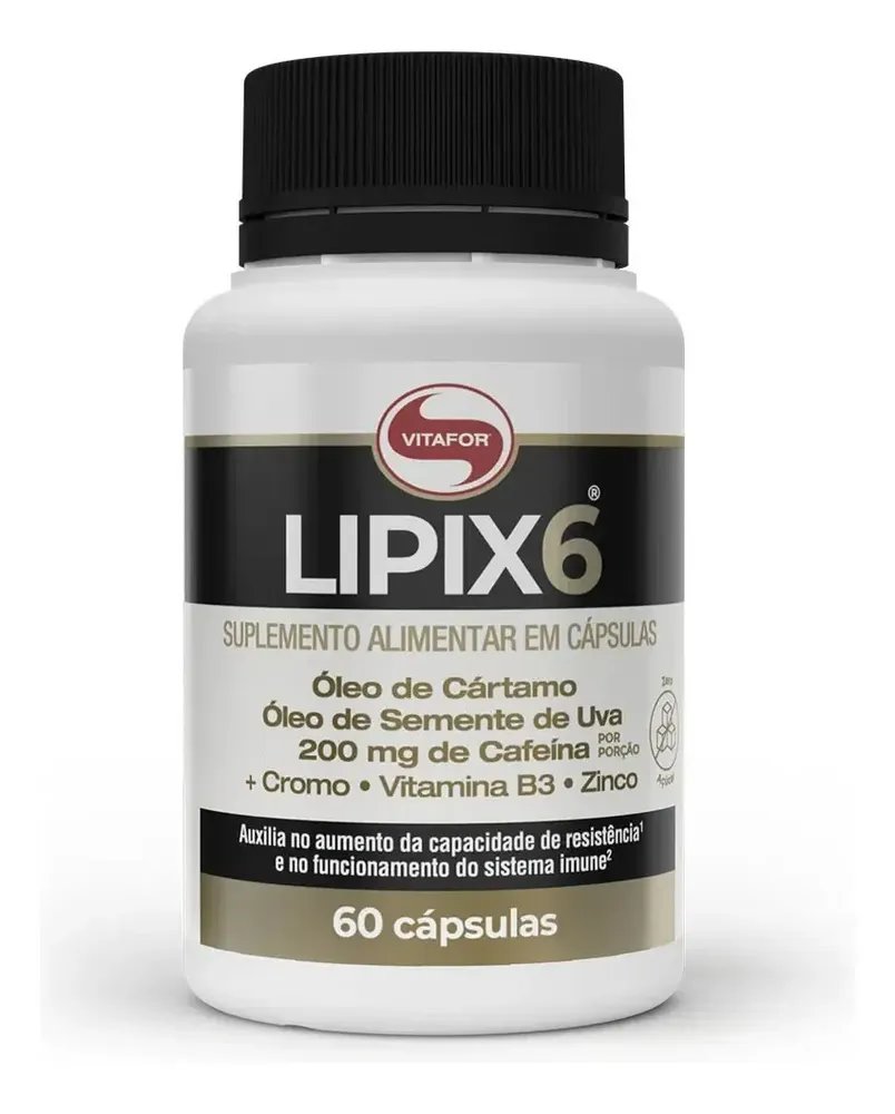 Lipix 6 com 60 Cápsulas Vitafor