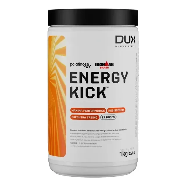 Energy Kick Sem Cafeína 1kg - Dux Human Health