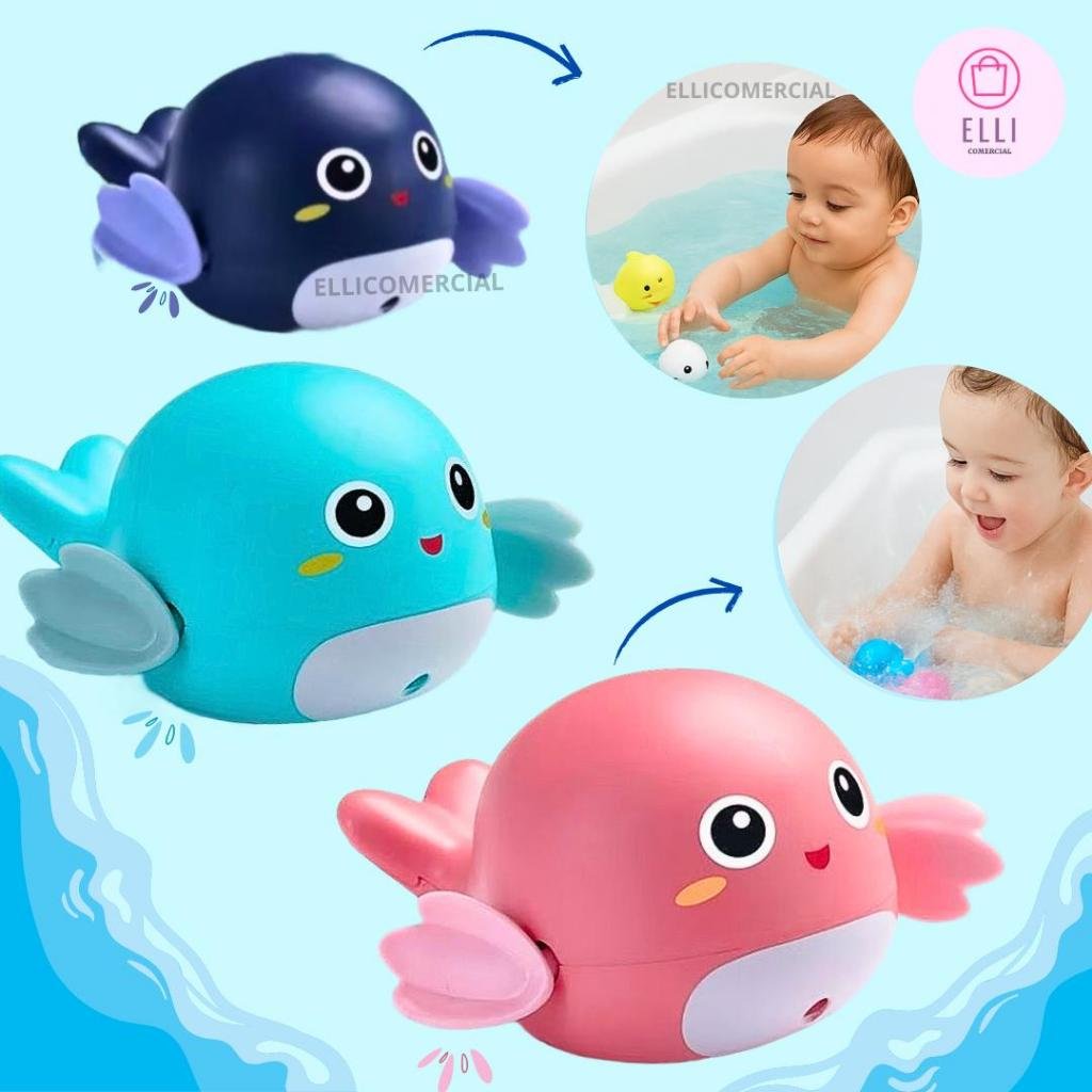 Brinquedo De Banho Divertido A Corda Que Nada Sozinha Água Banheira E Piscina Bebê