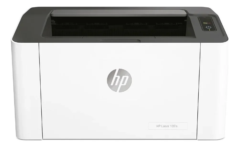Impressora HP Laser 107a Monocromática Porta USB 2.0 de alta velocidade 110 a 127 VCA