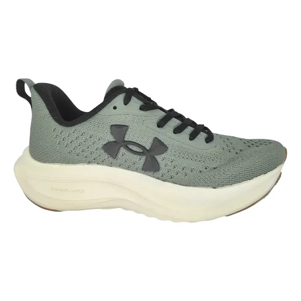 Tênis De Corrida Masculino Under Armour Charged Sunny Verde/preto Lisa 41 Br