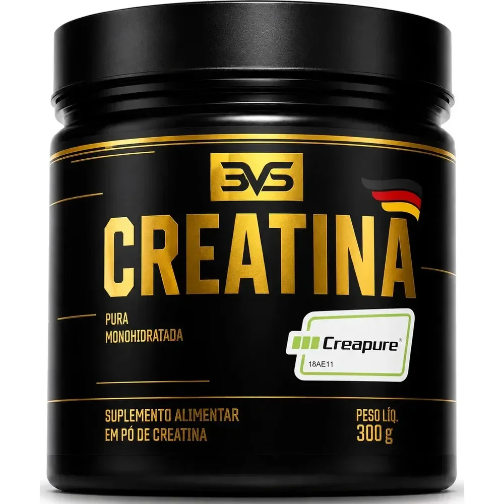 Creatina Creapure® 300g - 100% Pura E Produzida Com Matéria-prima Alemã - 3vs Nutrition
