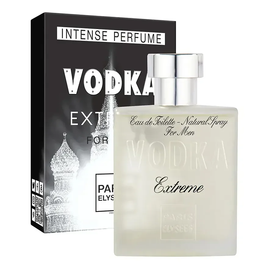 Perfume Vodka Extreme Paris Elysees Masculino Intense 100ml