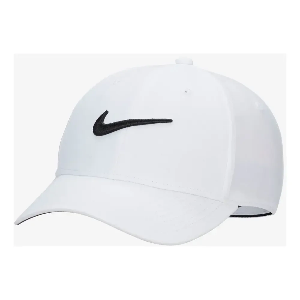 Boné Nike Dri-fit Club Unissex Cor Branco Tamanho G/gg Liso