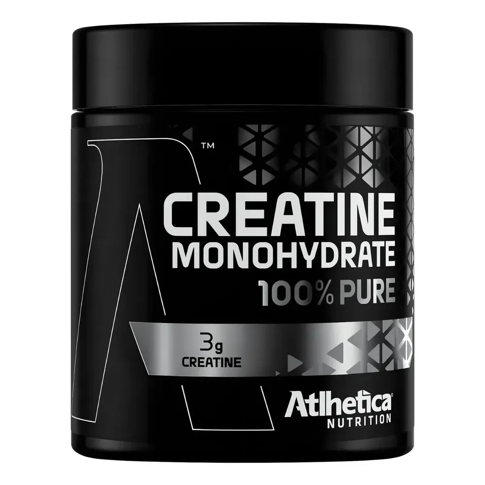 Creatina Monohidratada Pura Atlhetica Nutrition Em Pó De 300g Sem Sabor