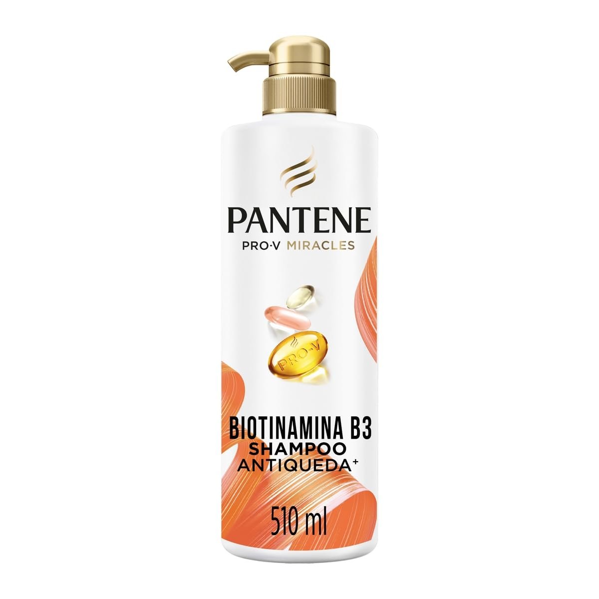 Pantene Pro-V Shampoo Biotinamina B3 Antiqueda e Nutrição 510 ml