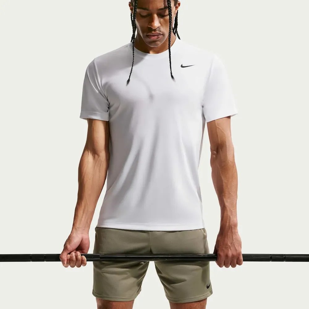 Camiseta Dri-fit Nike Flex Masculina Branco Ggg