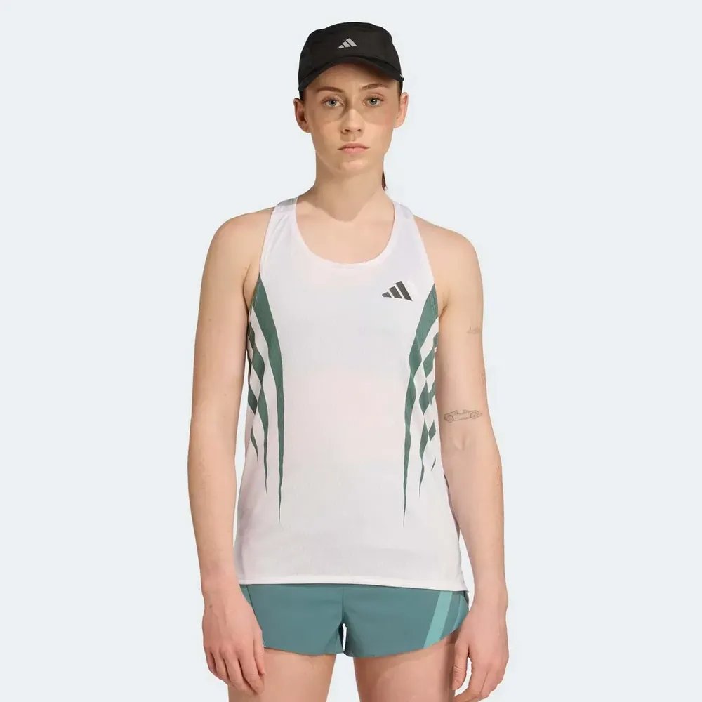 Regata adidas Adizero Archive Feminina Branca Branco - Gg