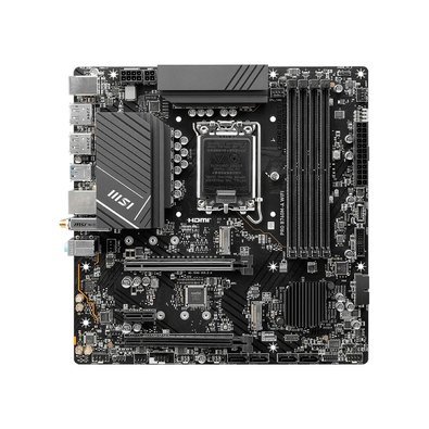 Placa-Mãe MSI PRO B760M-A WIFI, Intel, LGA 1700, Micro-ATX, DDR5, Wi-Fi - PROB760MAWIFI