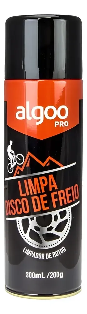 Limpa Disco De Freio / Rotor Algoo Spray - 300ml / 200g Bike