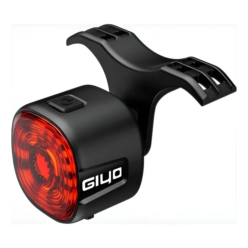 Lanterna Traseira Bike Inteligente Com Luz Freio Giyo Gl09s Cor Vermelho