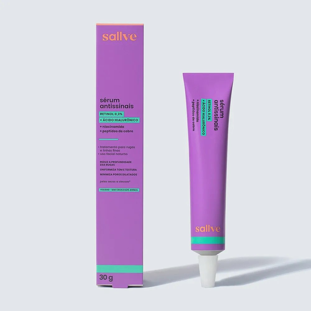 Sérum Antissinais Retinol Sallve 30g