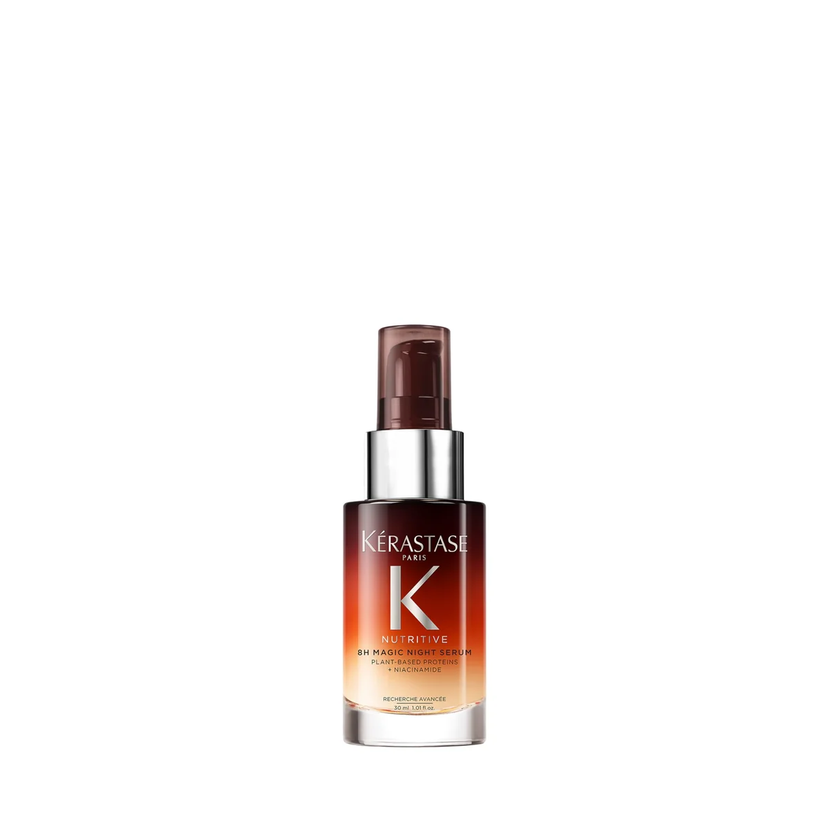 Kérastase Nutritive Sérum Capilar Noturno 8H Magic Night Travel Size Para Cabelos Secos com Nutrição Profunda, Proteção Contra a Fricção do Travesseiro e Cabelos Mais Fortes 30ml