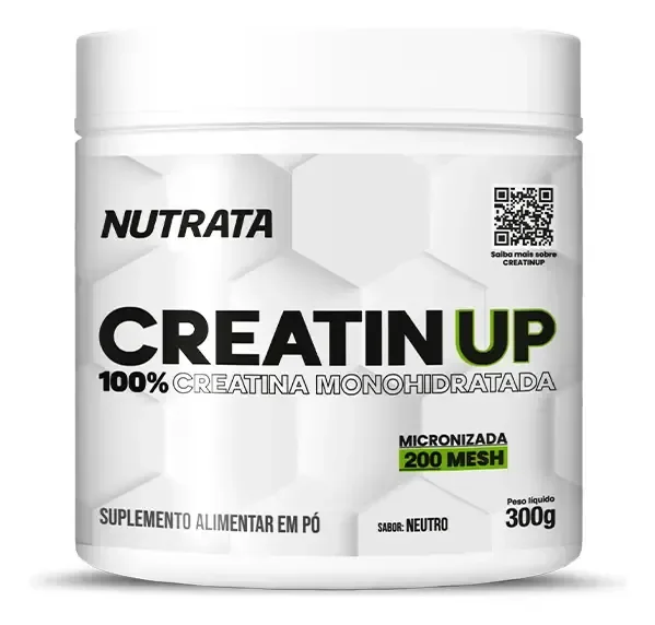 Creatina Monohidratada 100% Pura Micronizada Nutrata Creatin Up 300g Pote