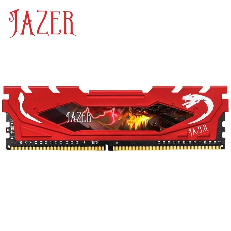 JAZER DDR4 Ram 16GB 8GB 3200MHz PC4 Desktop Gaming Memory Suporte Placa-mãe Memória DDR4
