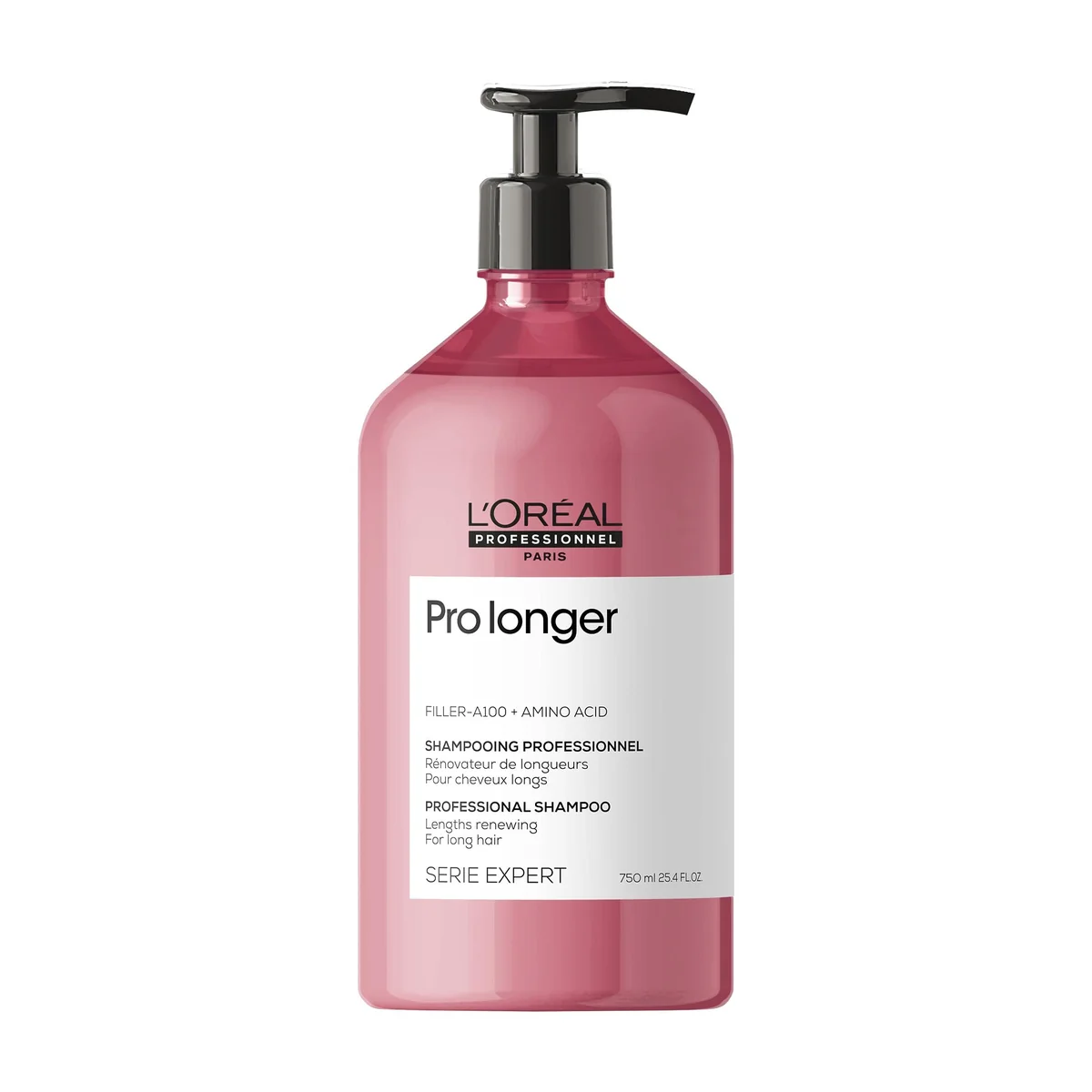 L'Oréal Professionnel Shampoo Pro Longer | Reduz a Quebra e a Aparência de Pontas Duplas | Adiciona Volume e Brilho | Para cabelos finos e com afinamento