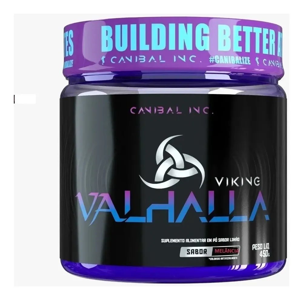 Pré Treino Viking Valhalla Canibal Inc 450g Sabor Melancia