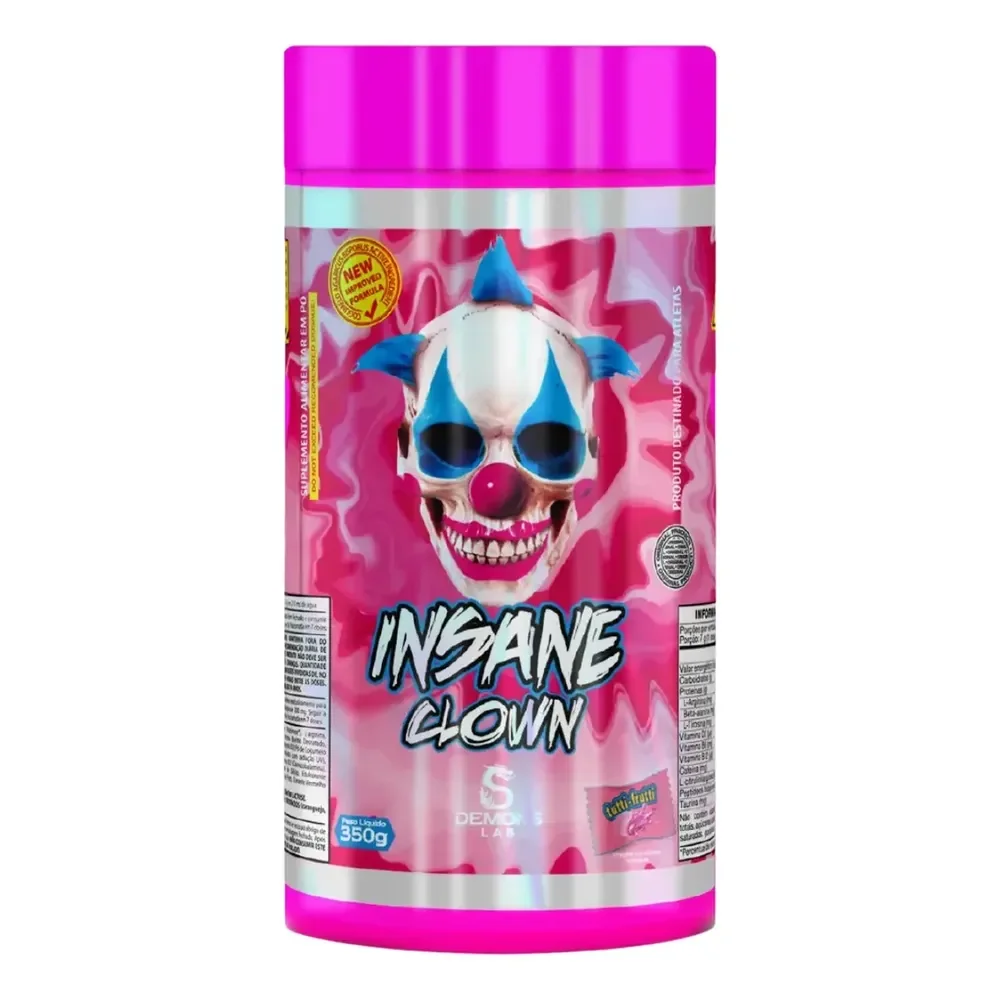 Suplemento Em Pó Insane Clown 350g Demons Lab Tutti Frutii Tutti Fruit