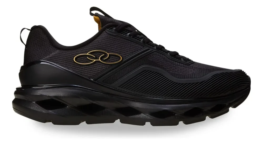Tênis Olympikus Masculino Gama Preto/preto Liso 40 Br