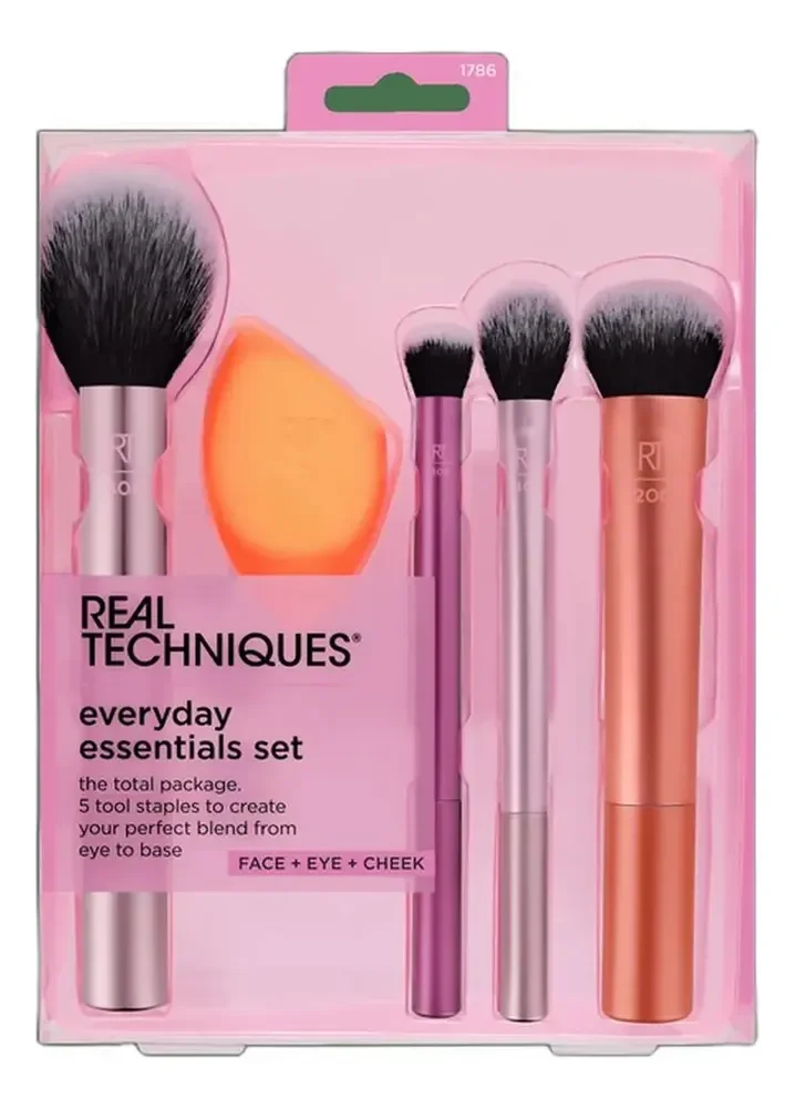 Kit Real Techniques Everyday Essentials (5 Produtos) Blz Única