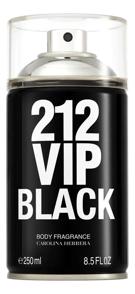 Carolina Herrera 212 Vip Men Black - Body Spray 250ml Blz Única