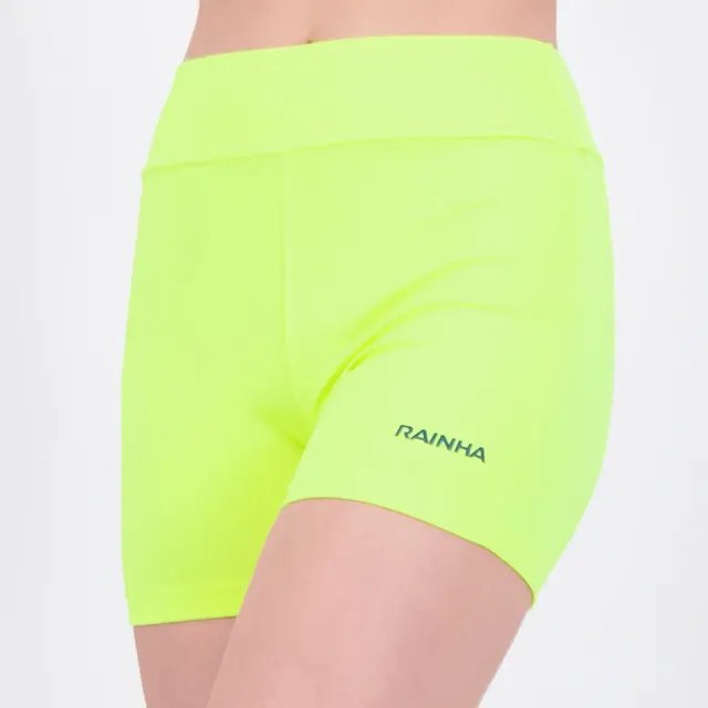 Bermuda Rainha Uv 50+ Classic Curta Feminina Amarelo Flour