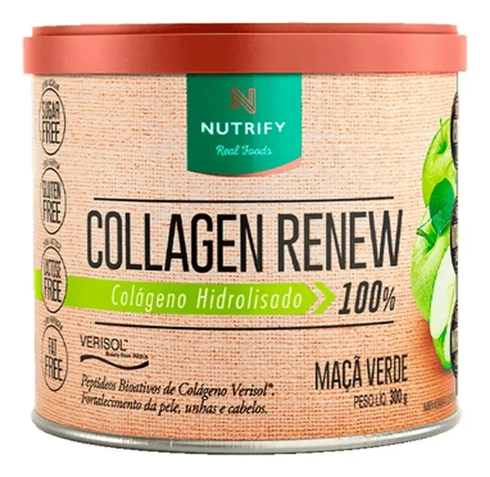 Collagen Renew Sabor Maçã Verde - Nutrify 300g