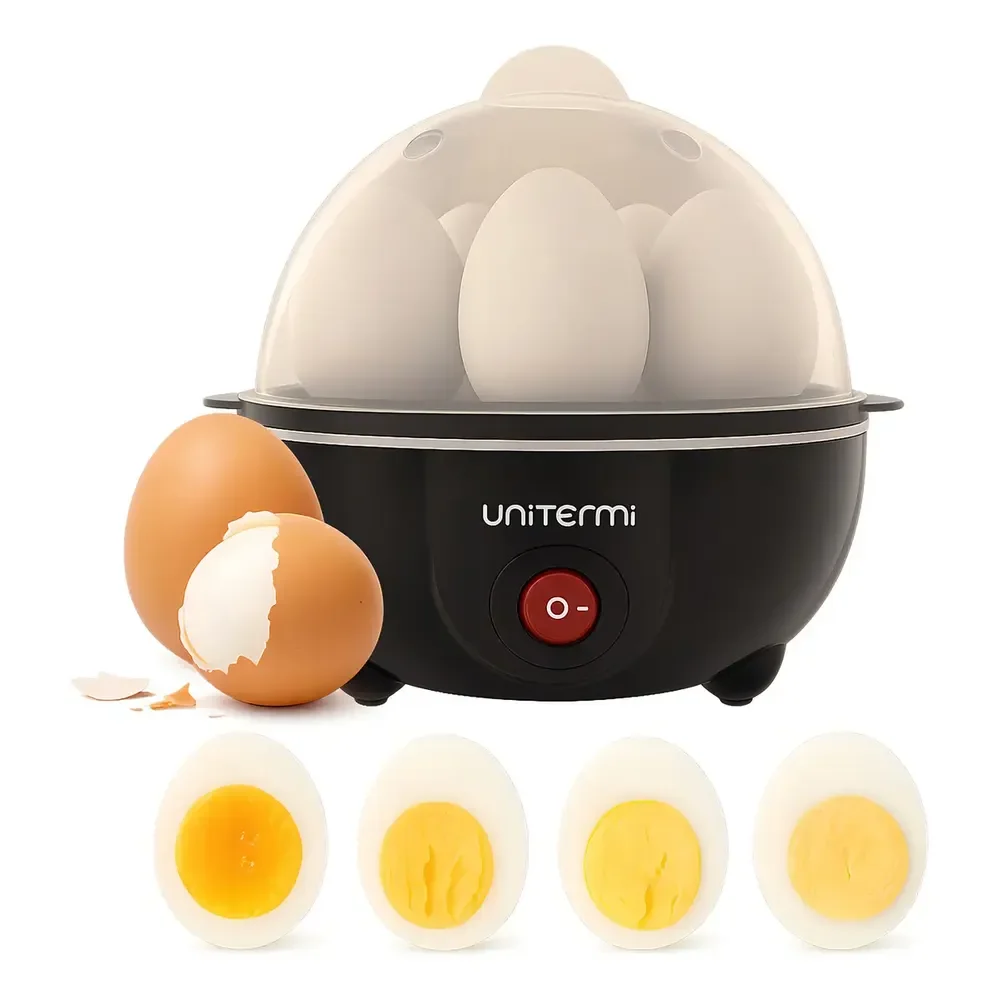 Cozedor De Ovos Elétrico Portátil Cozinha À Vapor Cor Preto 127v 50~60 Hz
