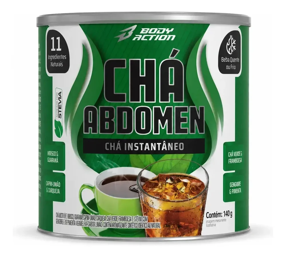 Cha Abdomen Bodyaction 140g Hibisco Guarana Carqueja