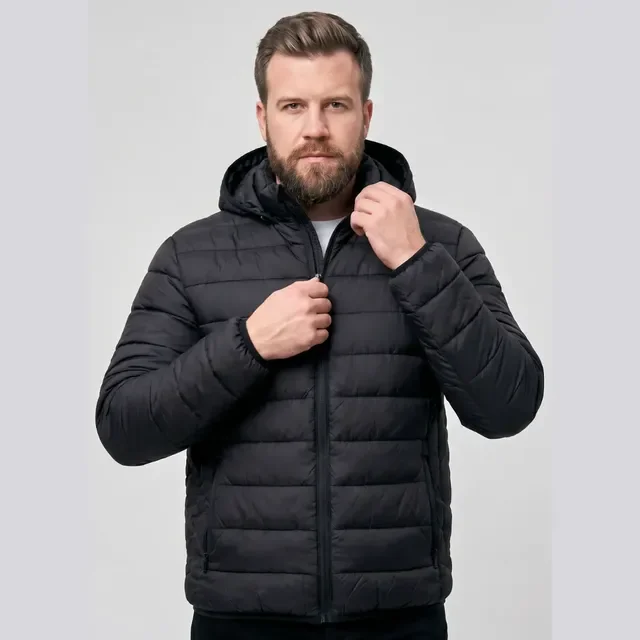 Jaqueta Masculina Puffer Moda Impermeável Bobojaco Luxo Frio