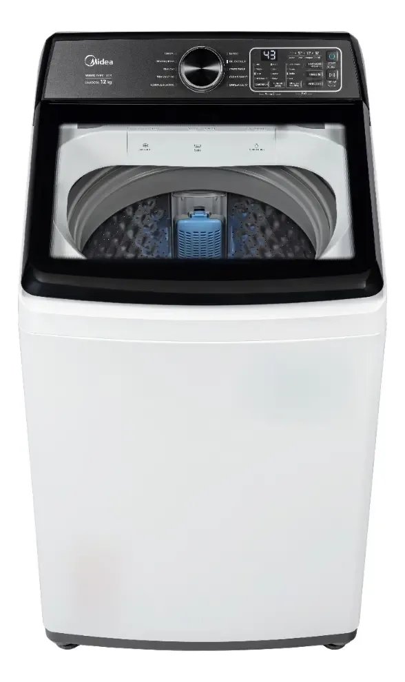 Máquina De Lavar Roupas 12kg Branca Midea Wave Impeller Branco