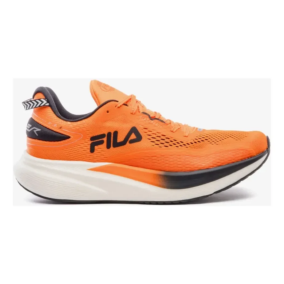 Tênis Original Fila Racer T2 Xtreme Masculino Corrida Laranja Vibrante/preto Liso 42 Br