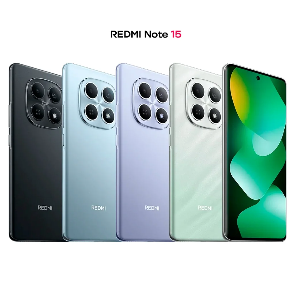 Celular Xiaomi Redmi Note 15 4G Tela 6.77" 8GB RAM 256GB Câmera 108MP 6000mAh com Nota Fiscal