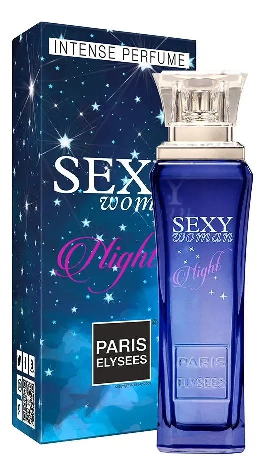 Perfume Sexy Woman Night Paris Elysees Feminino Intense 100ml