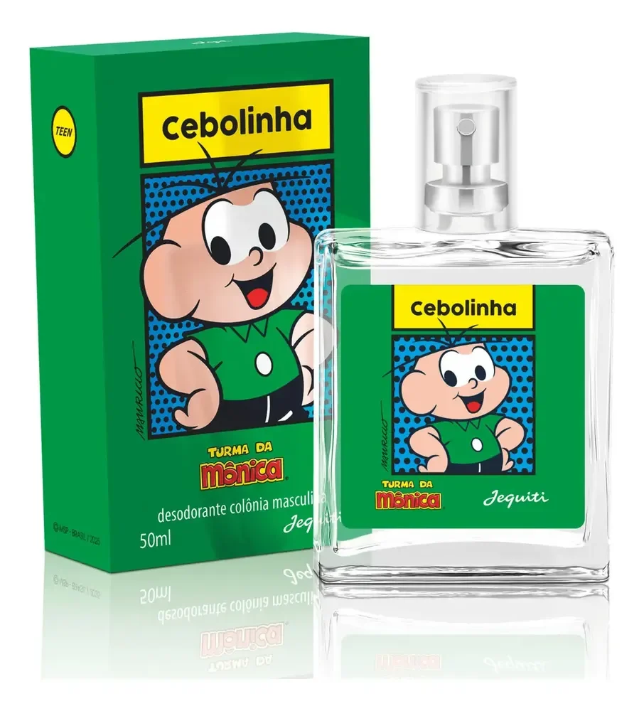 Perfume Cebolinha Deo Colônia Jequiti 50ml - Embalagem Vidro Turma Da Mônica