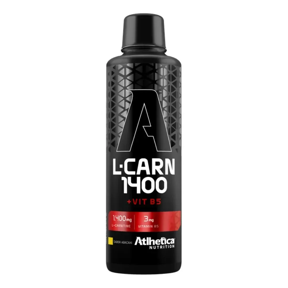 L-carnitina 1400 480ml - Sabor Abacaxi - Atlhetica Nutrition