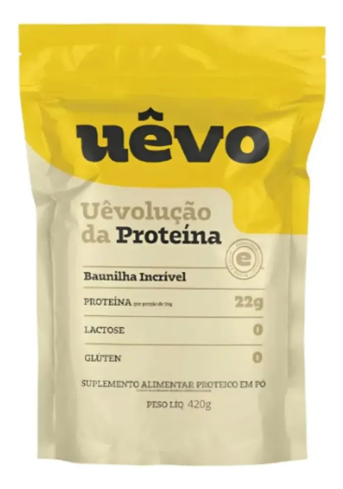 Albumina Proteina Ovo Baunilha 420g - Uevo Baunilha