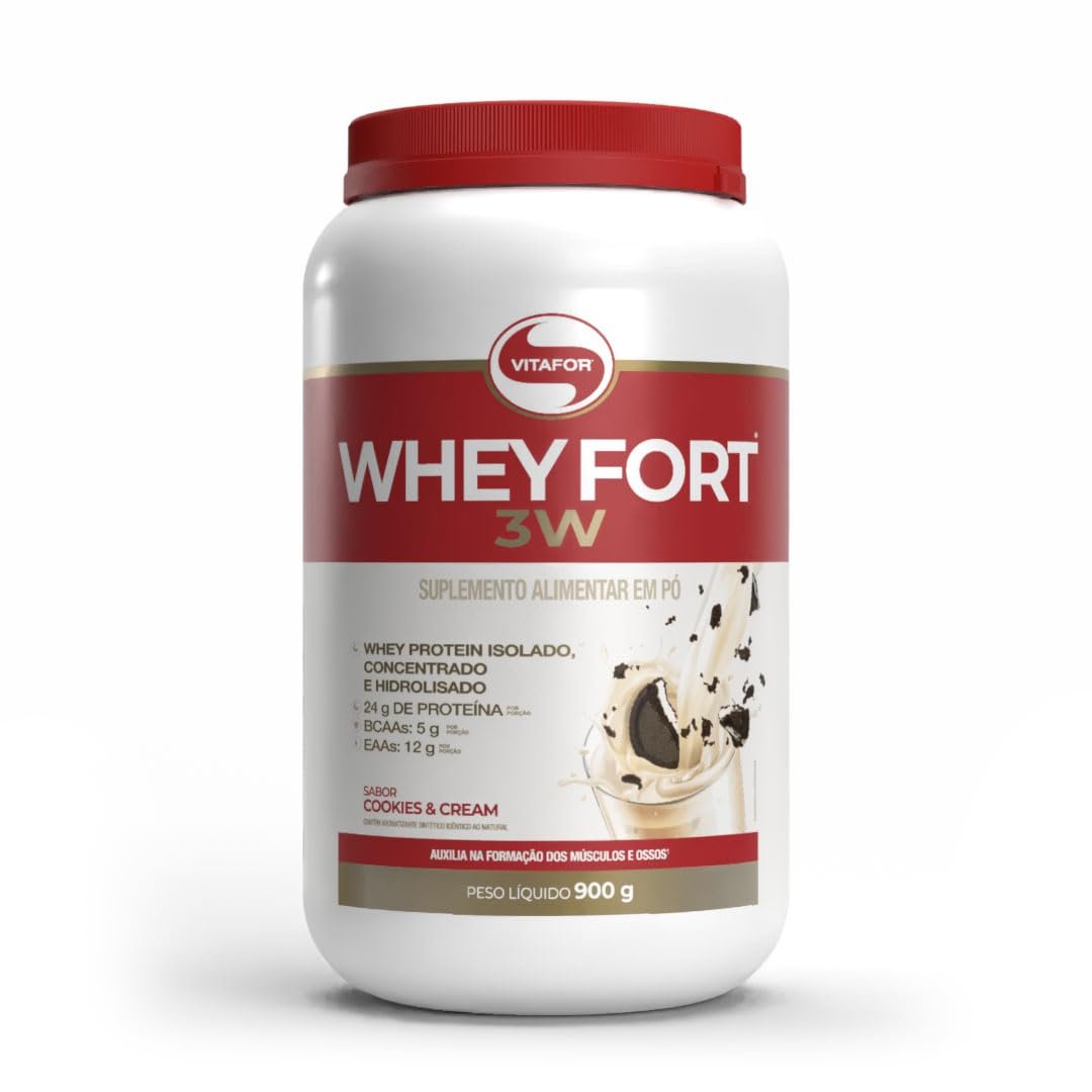 Vitafor - Whey Fort 3W - 900g - Cookies n' Cream