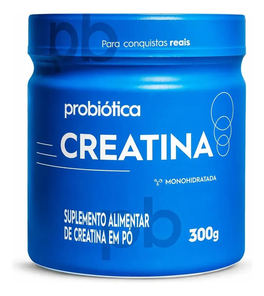 Creatina Probiotica 300g Monohidratada Sem Sabor