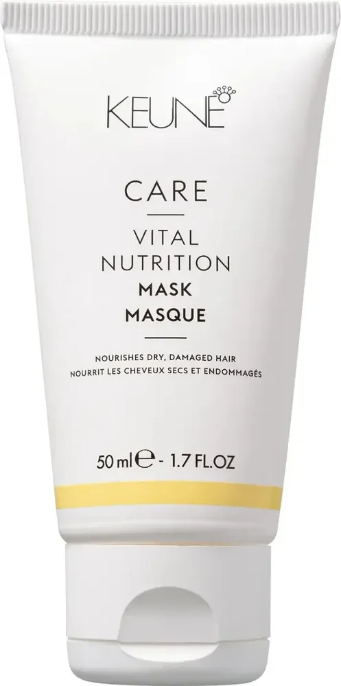 Máscara Keune Care Vital Nutrition 50ml Nutrição e Reparação para Cabelos Secos e Danificados
