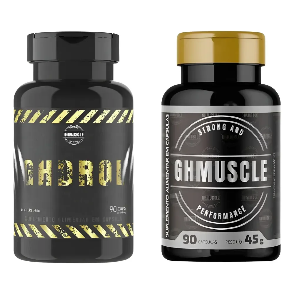 1 Ghdrol + 1 Ghmuscle - Laboratório Ghmuscle Sem Sabor