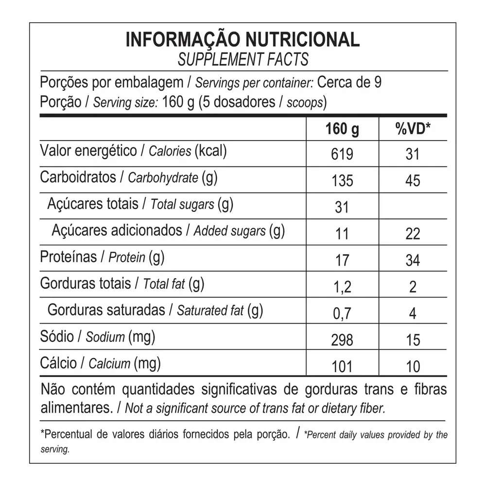 Hipercalórico 1,4kg Mass Titanium Max Titanium Chocolate Energia E Ganho Muscular