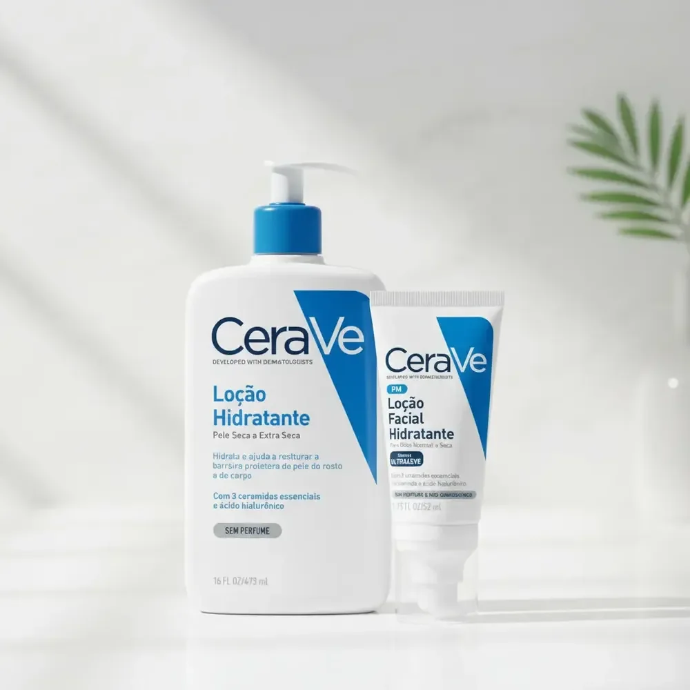 Cerave Loção Hidratante Ácido Hialurônico 473ml Fluido Kit