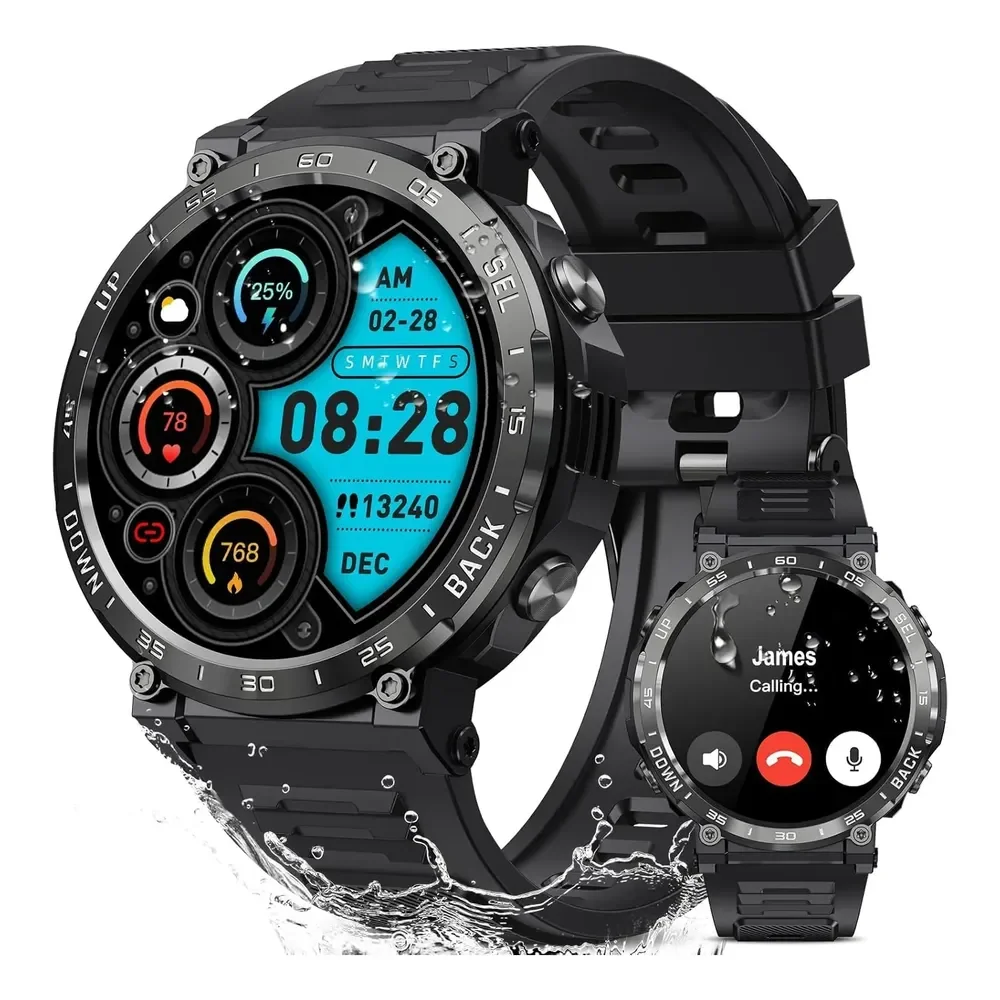 Relógio Smartwatch Gps Zeblaze Stratos 3 Pro À Prova D'água Preto