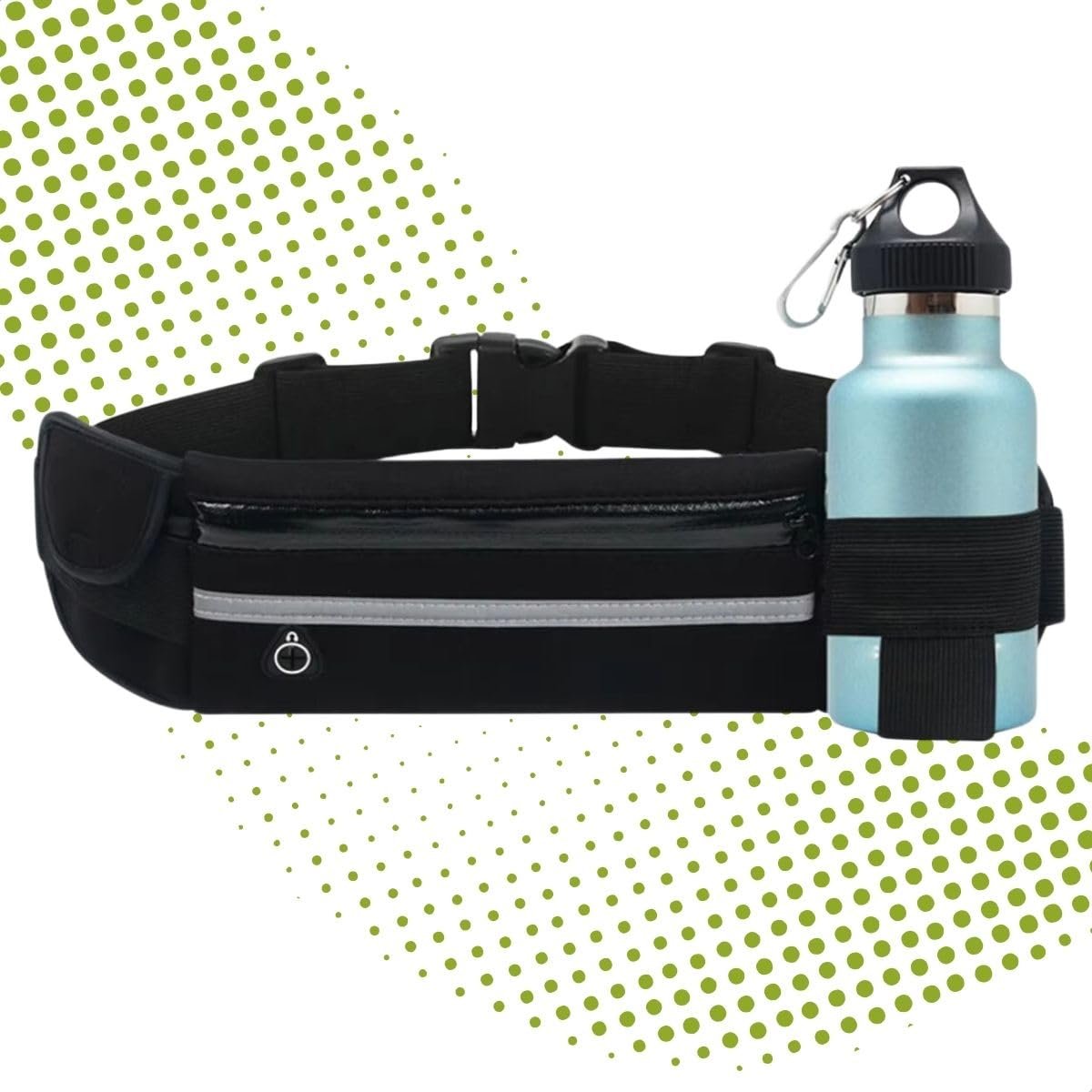 Pochete Porta Garrafa Agua Esportiva Corrida Slim Impermeável Porta Celular Caminhada Corrida Academia