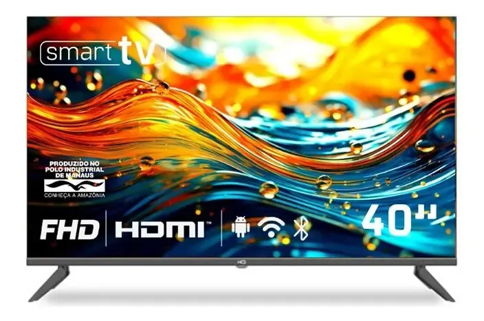 Smart Tv Hq 40" Full Hd Android 12 Slim Hqs40nkhm