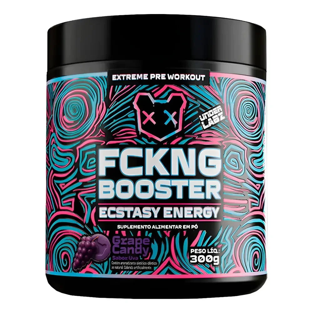 Fckng Booster Pré Treino Grape Candy 300g Under Labz